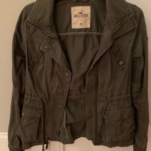 Army green jacket from hollister